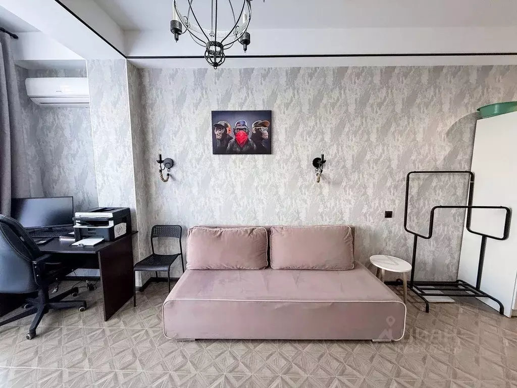 Студия Краснодарский край, Сочи ул. Гастелло, 28к1 (26.0 м) - Фото 2