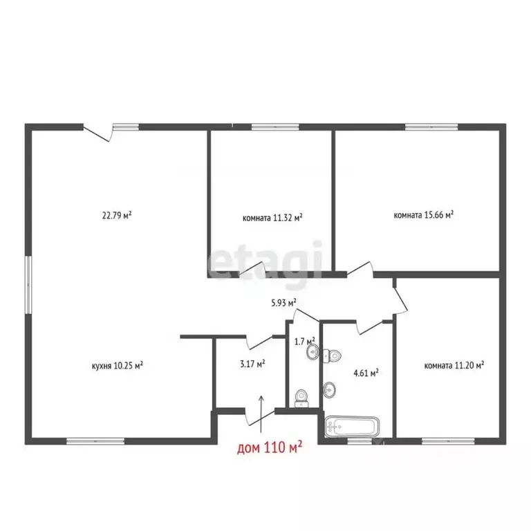 Дом в Свердловская область, Дегтярск муниципальный округ, пос. Вязовая ... - Фото 2