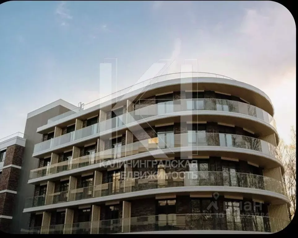 1-к кв. Калининградская область, Светлогорск ул. Верещагина, 10 (68.7 ... - Фото 1