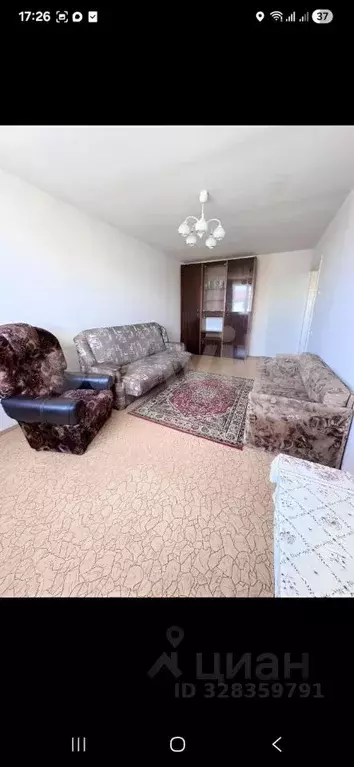 1-к кв. Белгородская область, Белгород Почтовая ул., 48б (37.0 м) - Фото 1