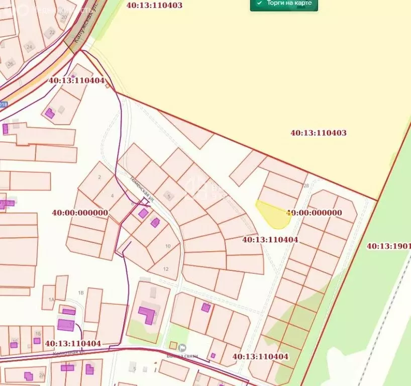 Участок в Калужская область, Малоярославецкий муниципальный округ, ... - Фото 1