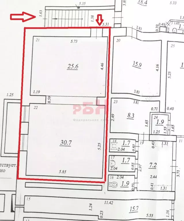 Помещение свободного назначения в Самарская область, Самара Чапаевская ... - Фото 2