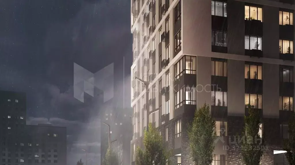 Студия Тюменская область, Тюмень ул. Республики, 204к15 (21.8 м) - Фото 1