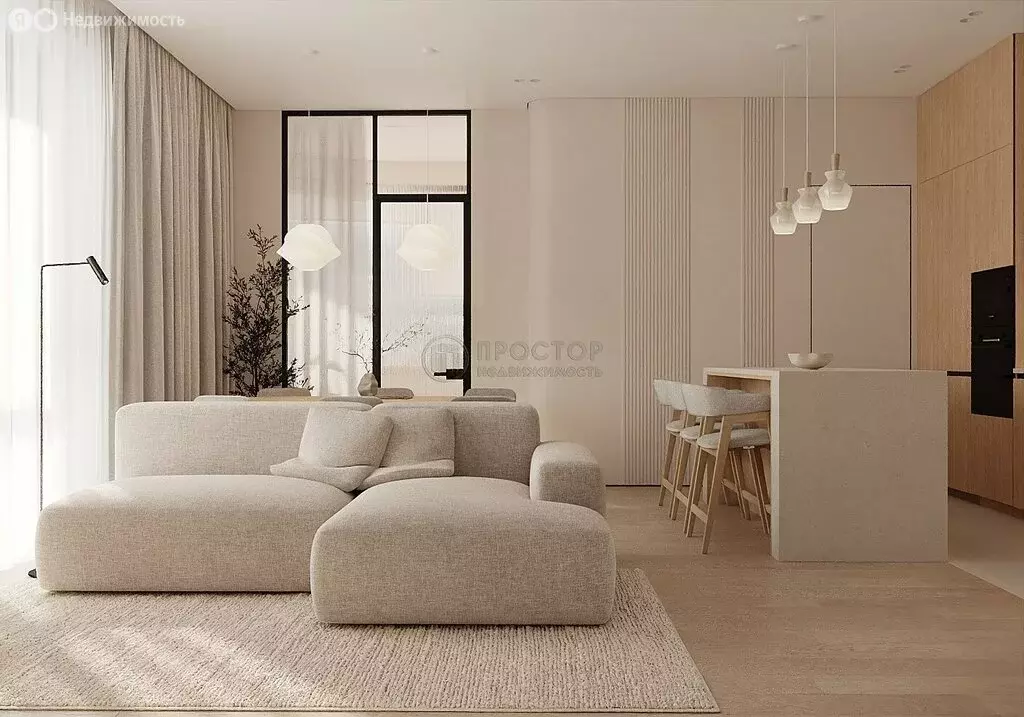 4-комнатная квартира: Москва, набережная Марка Шагала, 15к1 (115 м) - Фото 1
