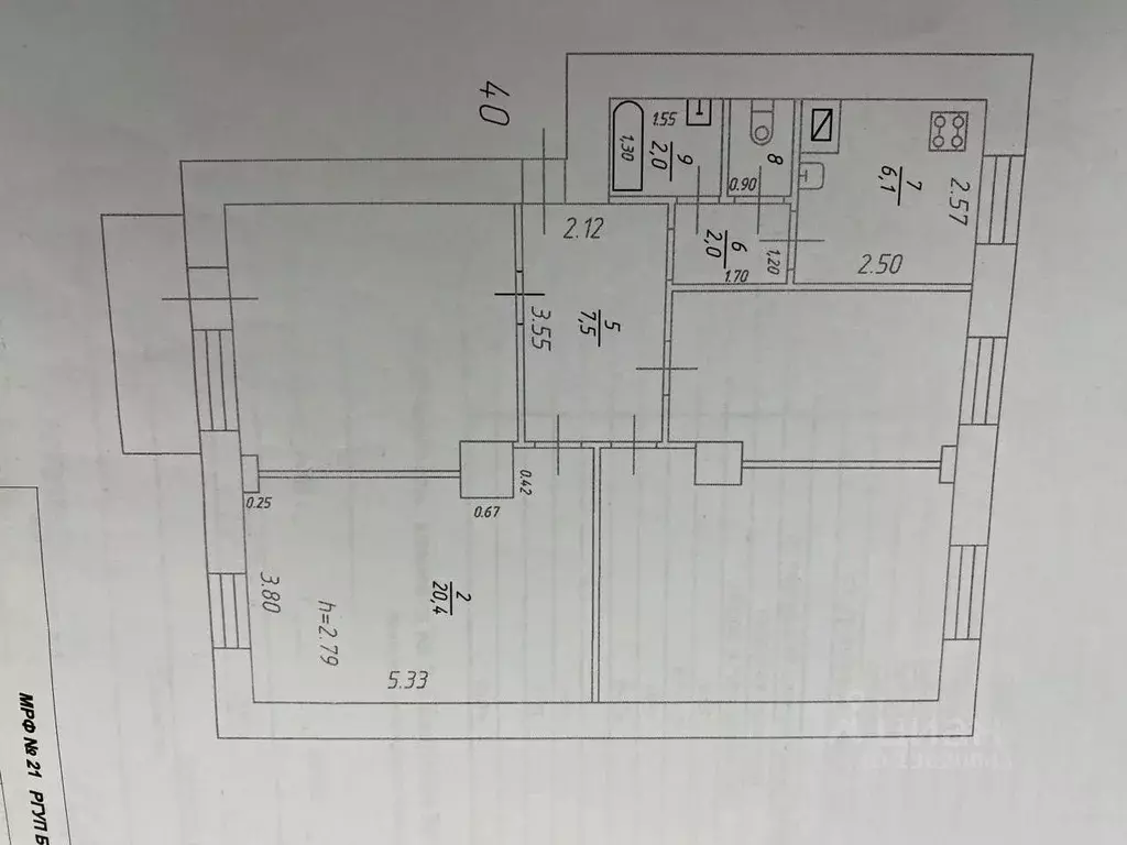 Комната Татарстан, Казань ул. Лядова, 14 (20.0 м) - Фото 1