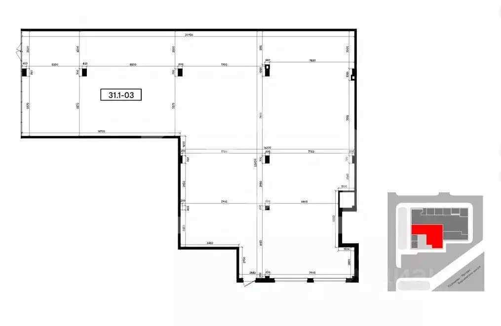 Торговая площадь в Москва № 173 кв-л,  (491 м) - Фото 2