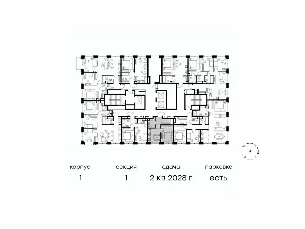 1-к кв. Москва Левел Звенигородская жилой комплекс (33.2 м) - Фото 1