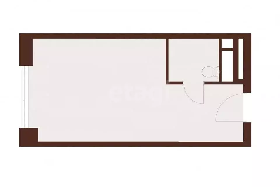 Квартира-студия: Казань, улица Островского, 34 (15.7 м) - Фото 0