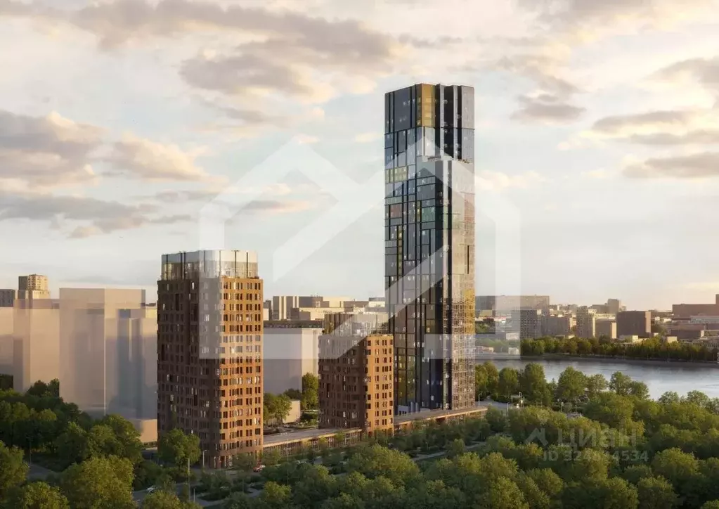 Помещение свободного назначения в Москва Марк жилой комплекс, к1 (126 ... - Фото 1