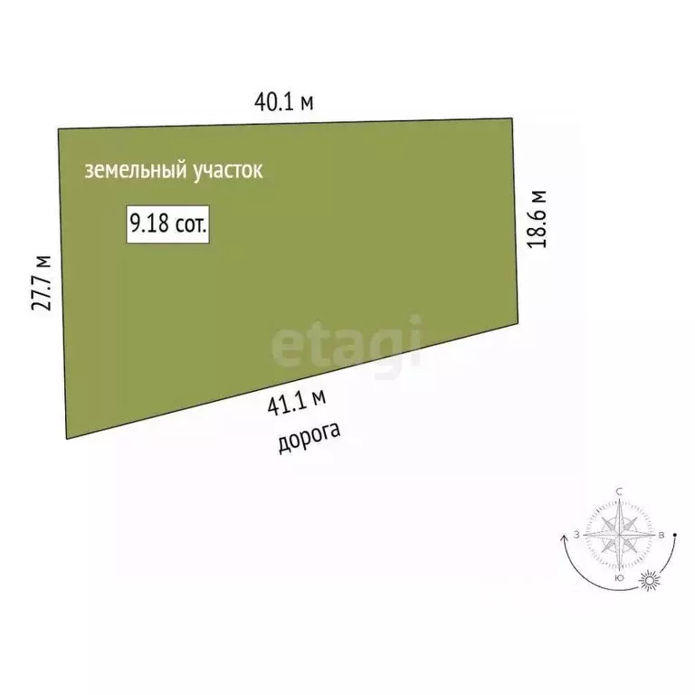 Участок в Ростовская область, Аксайский район, Мишкинское с/пос, Киров ... - Фото 2