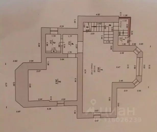 Дом в Тамбовская область, Тамбовский муниципальный округ, с. Тулиновка ... - Фото 2