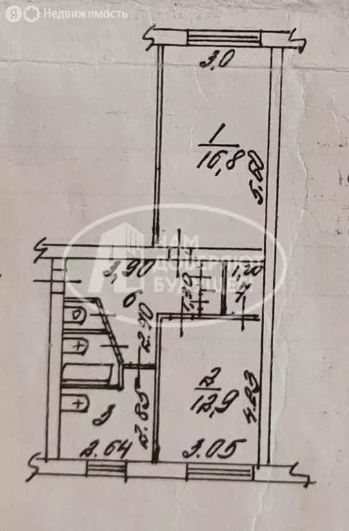 2-комнатная квартира: Чайковский, проспект Победы, 10 (47.8 м) - Фото 1
