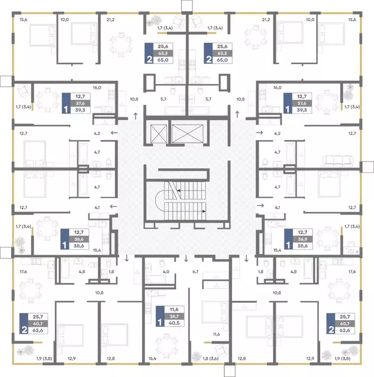 1-к кв. Крым, Симферопольский район, Мирновское с/пос, с. Белоглинка ... - Фото 2