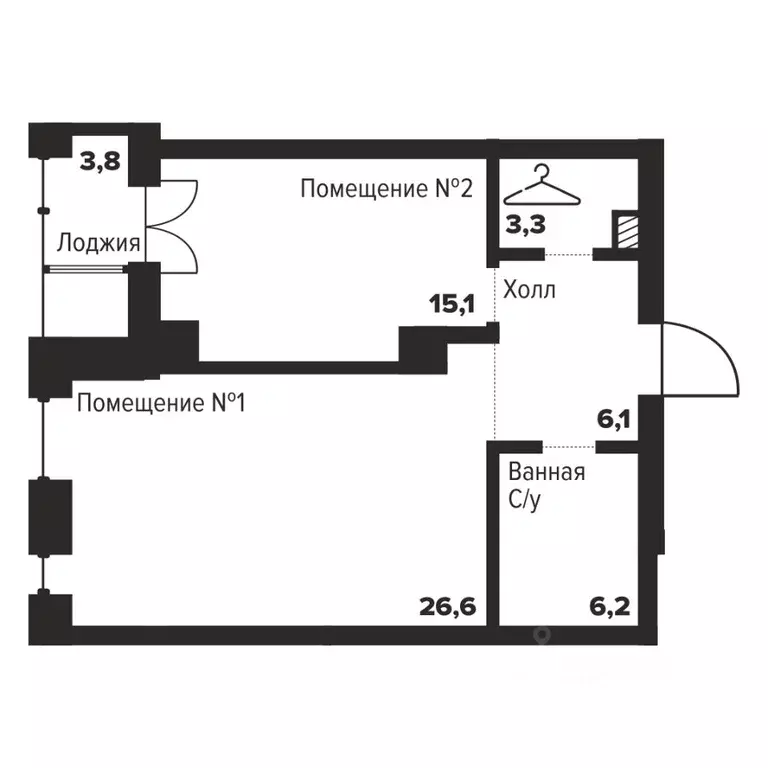 1-к кв. Челябинская область, Челябинск ул. Труда, 157А (57.3 м) - Фото 1