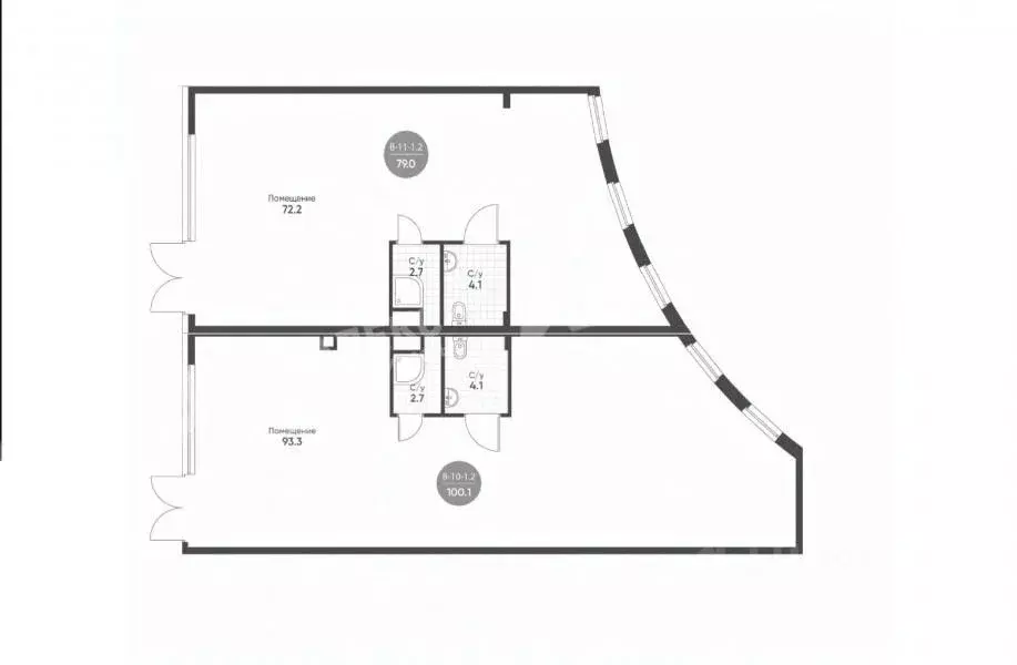 Помещение свободного назначения в Москва Автозаводская ул., вл23 (179 ... - Фото 2