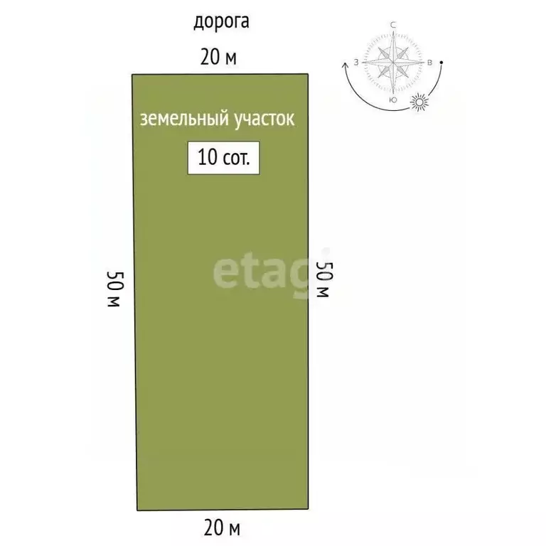 Участок в Тюменская область, Тобольск Микрорайон усадьба, 385 (10.0 ... - Фото 2