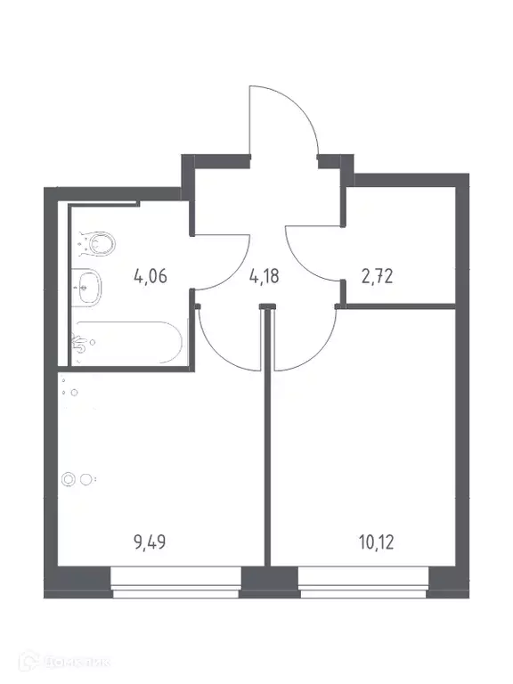 Продаётся 1-к квартира, 30.6 м - Фото 0