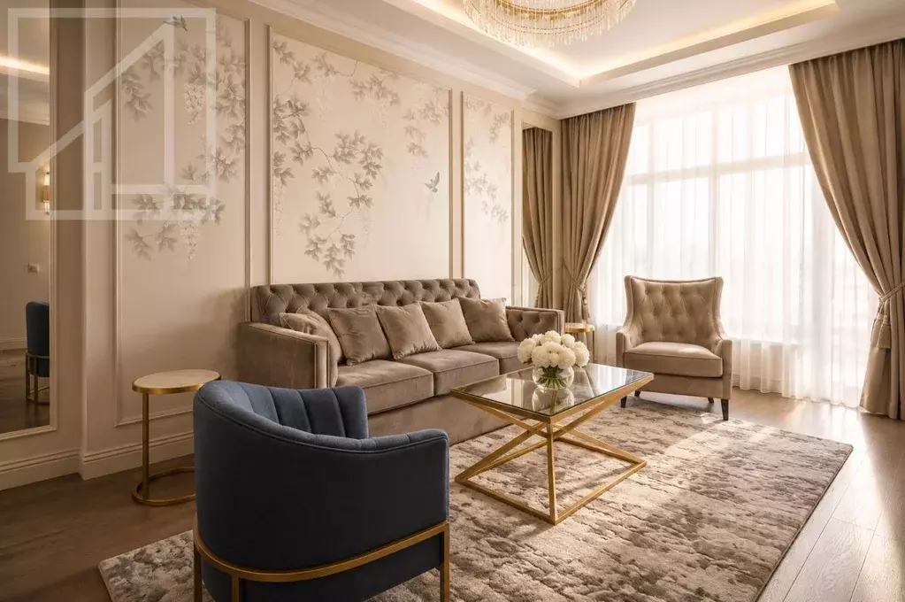 3-к кв. Москва 2-я Черногрязская ул., 6к3 (112.0 м) - Фото 1
