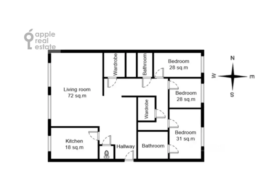 4-к кв. Москва Давыдковская ул., 3 (225.0 м) - Фото 2
