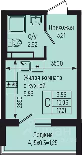 Студия Краснодарский край, Туапсинский муниципальный округ, с. Небуг  ... - Фото 0