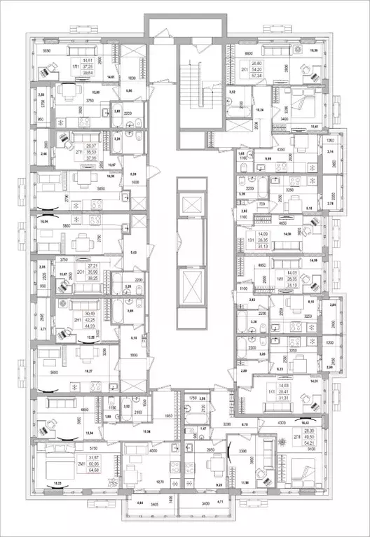 2-к кв. Белгородская область, Белгород Славянская ул. (45.01 м) - Фото 1