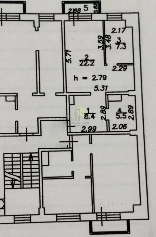 2-к кв. Иркутская область, Иркутск Радужный мкр, 73 (44.0 м) - Фото 2