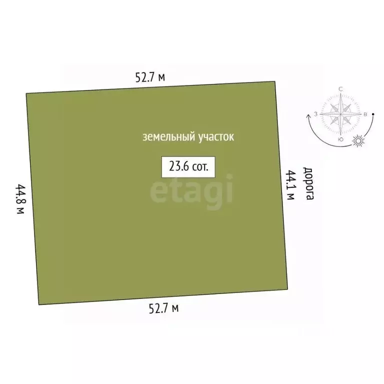 Участок в Тюменская область, Тюменский муниципальный округ, д. Ушакова ... - Фото 2