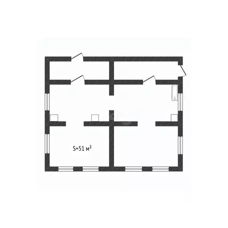 Дом в Алтайский край, Бийск Заводская ул., 62 (51 м) - Фото 2