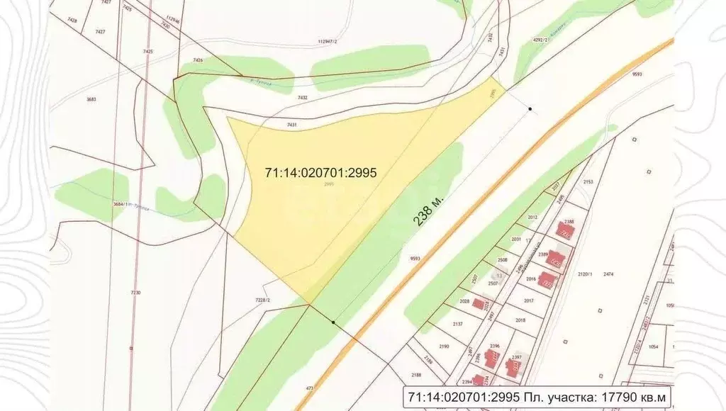 Участок в Тульская область, Тула № 1 при Тульском Комбайновом заводе ... - Фото 2