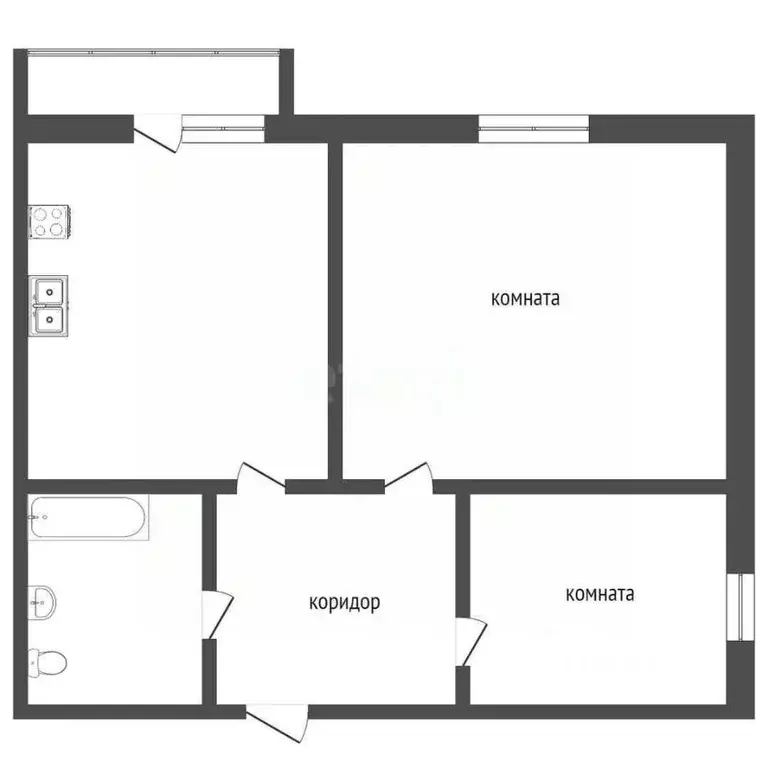 Комната Костромская область, Кострома Малышковская ул., 42А (10.0 м) - Фото 2