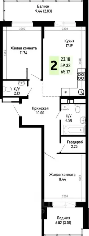 2-к кв. Краснодарский край, Анапа муниципальный округ, Нижняя ... - Фото 0