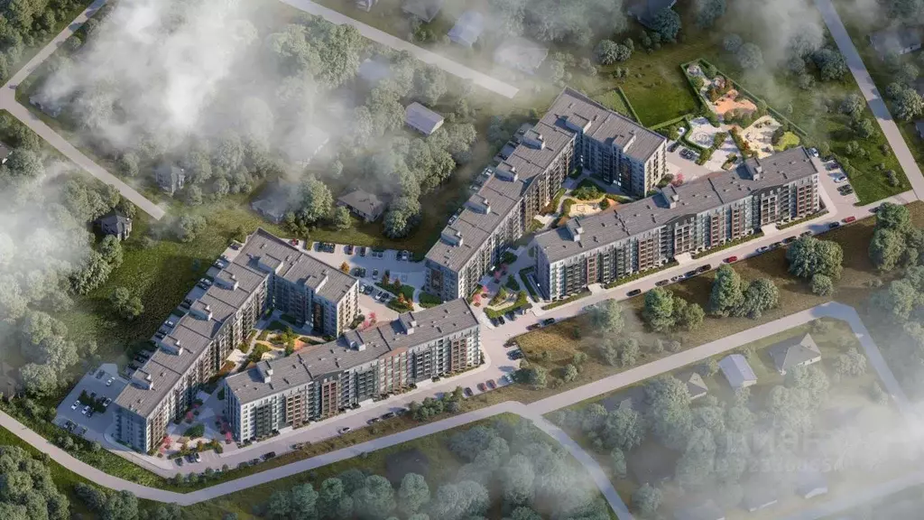 3-к кв. Калининградская область, Гурьевский муниципальный округ, пос. ... - Фото 2