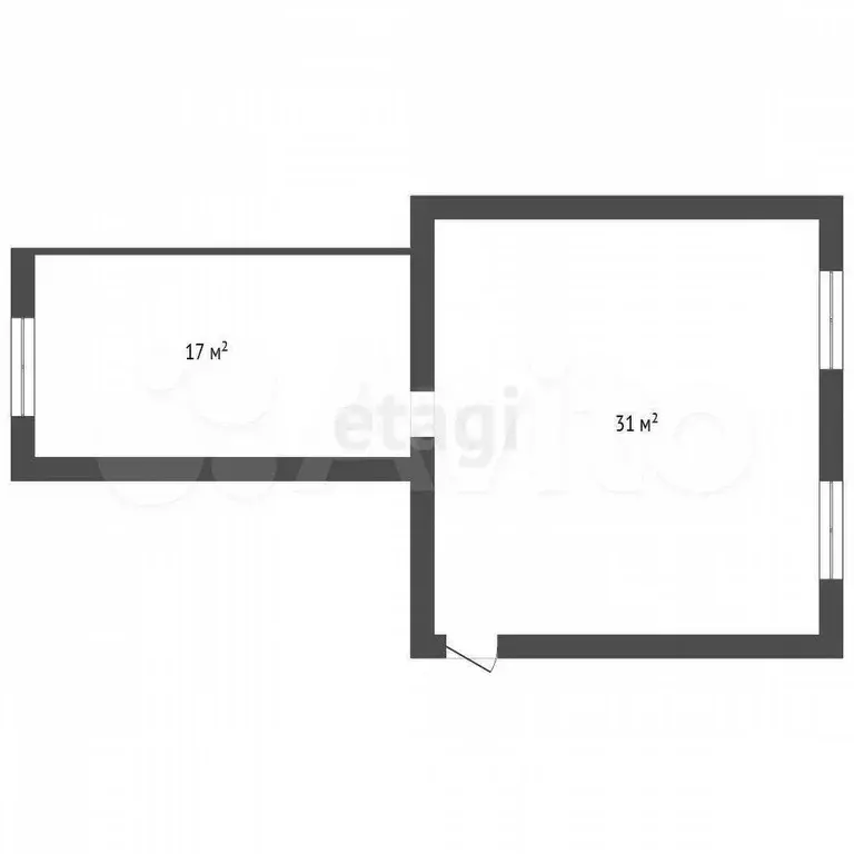 2-к. квартира, 48 м, 7/7 эт. - Фото 0