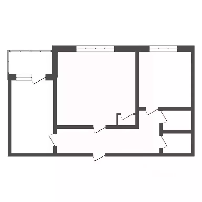 2-к кв. Кемеровская область, Новокузнецк ул. 40 лет Победы, 7 (42.5 м) - Фото 1