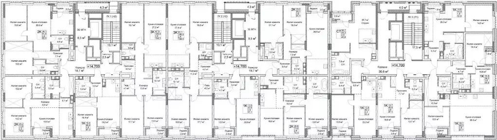 1-к кв. Нижегородская область, Нижний Новгород ул. Максима Горького, ... - Фото 2