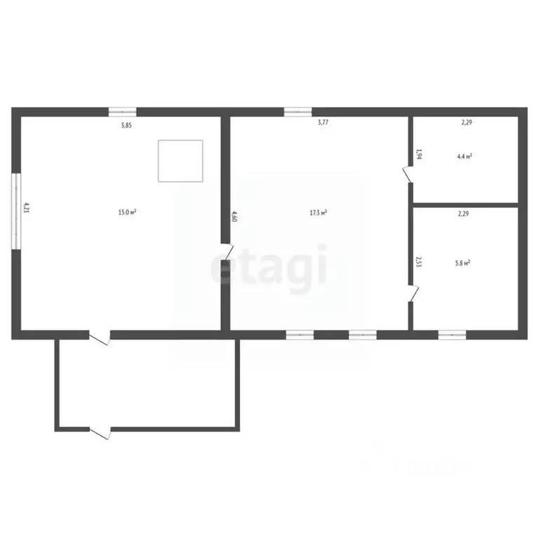 Дом в Амурская область, Благовещенск Тополиная ул., 66 (42 м) - Фото 1