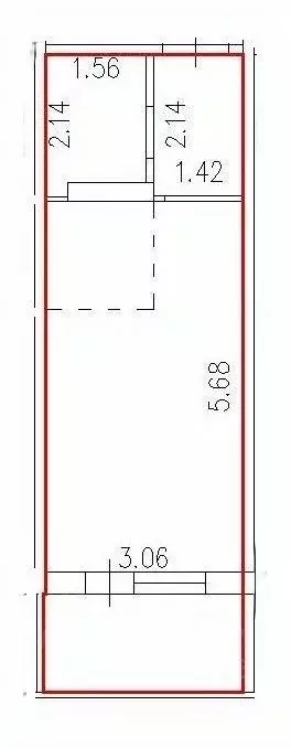 Студия Кировская область, Киров ул. Энтузиастов, 15 (23.2 м) - Фото 0