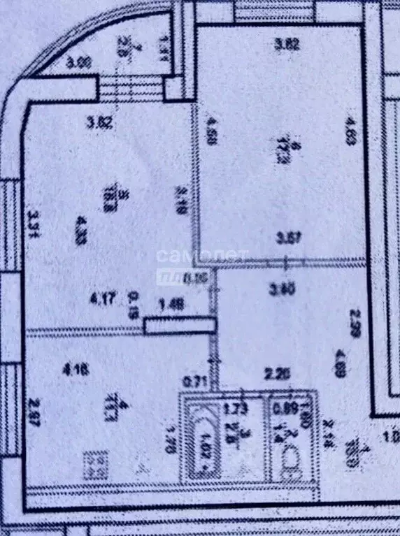 2-к кв. Башкортостан, Уфа Айская ул., 16 (62.3 м) - Фото 2