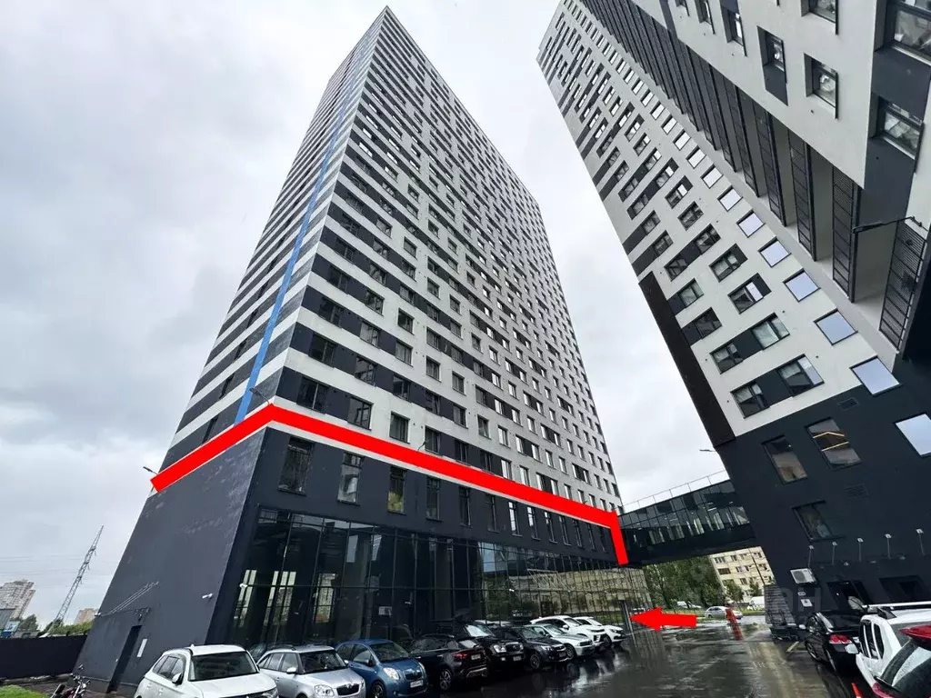 Помещение свободного назначения в Санкт-Петербург ул. Орджоникидзе, ... - Фото 2