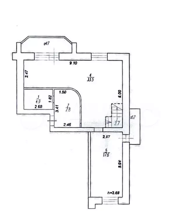 4-к. квартира, 115,4 м, 4/4 эт. - Фото 1