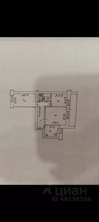 3-к кв. Чувашия, Новочебоксарск ул. 10-й Пятилетки, 27 (60.0 м) - Фото 2