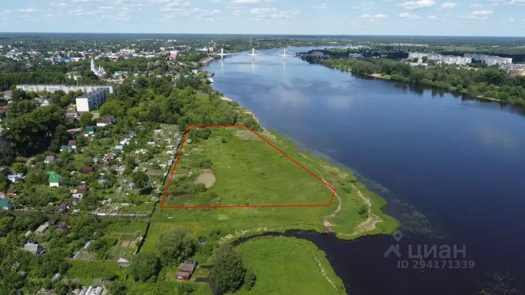 Участок в Тверская область, Кимры Южная пл. (3.5 сот.) - Фото 1