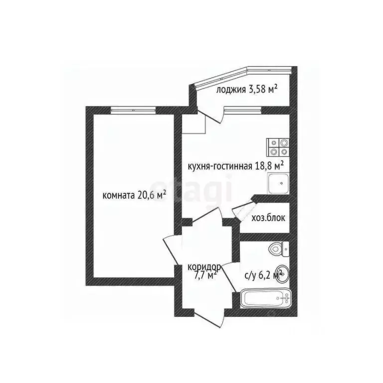 1-к кв. Смоленская область, Смоленск Запольный пер., 3А (53.3 м) - Фото 1