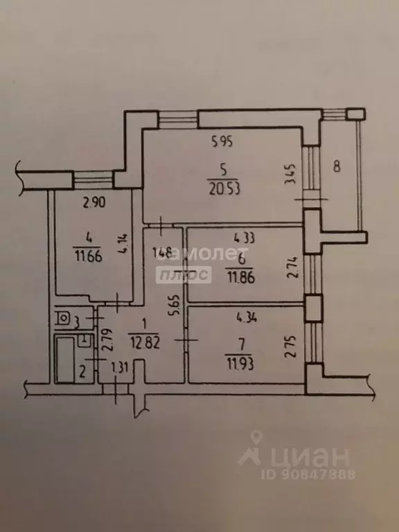 3-к кв. белгородская область, старый оскол дубрава мкр, 3 кв-л, 9 . - Фото 1