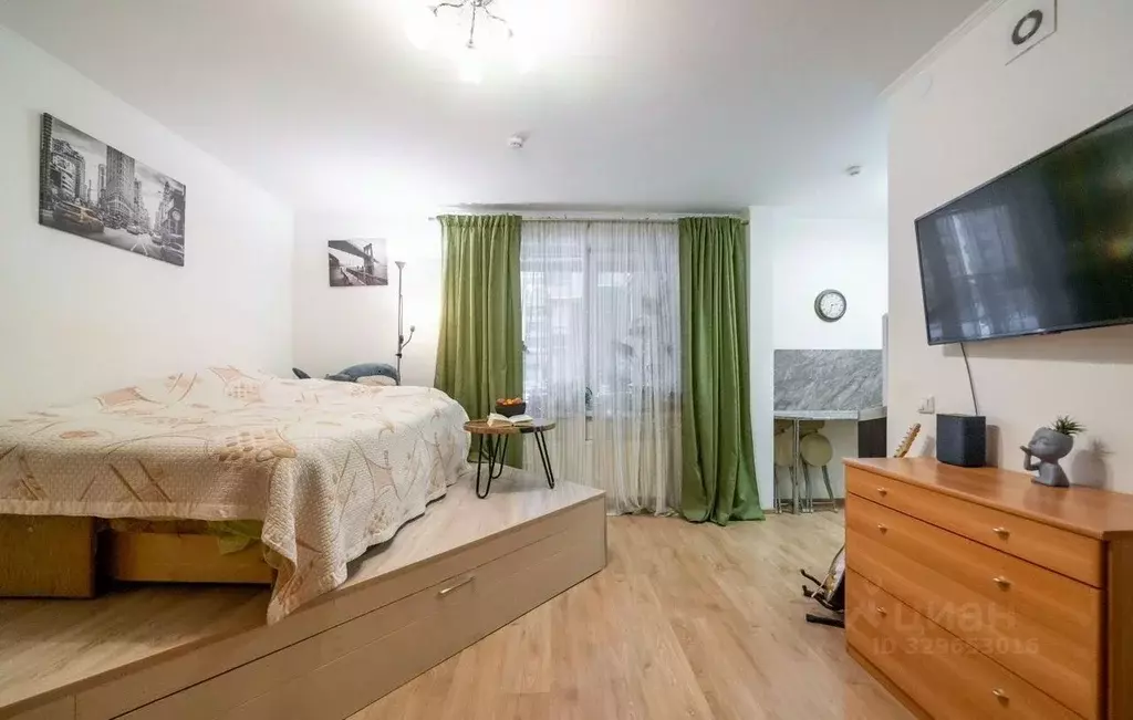 Студия Санкт-Петербург просп. Ветеранов, 169к2 (29.0 м) - Фото 1