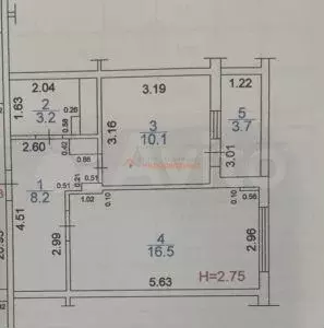 1-к. квартира, 41,7 м, 8/10 эт. - Фото 0