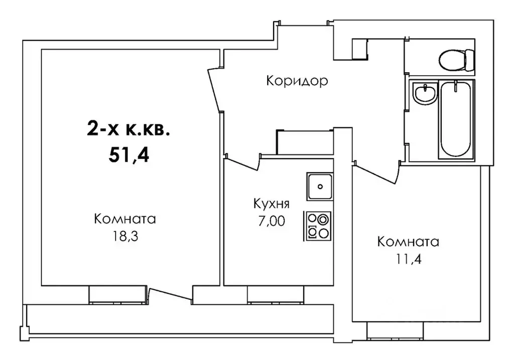 2-к кв. Нижегородская область, Саров Советская ул., 16 (51.4 м) - Фото 0