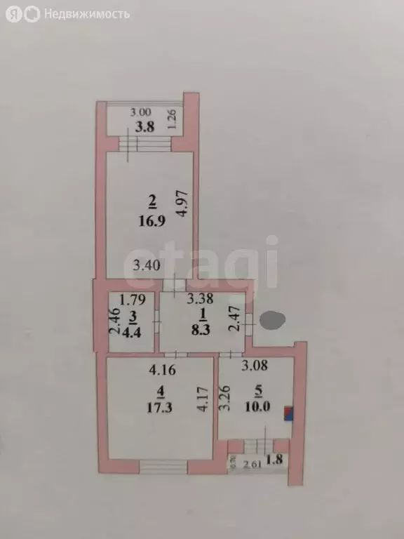 2-комнатная квартира: Елец, улица Профинтерна, 4 (76 м) - Фото 0