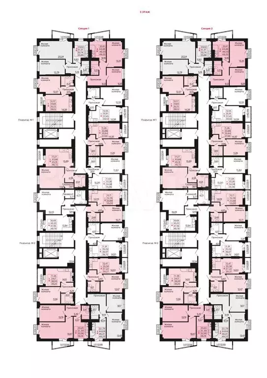 1-к. квартира, 36,7 м, 5/9 эт. - Фото 1