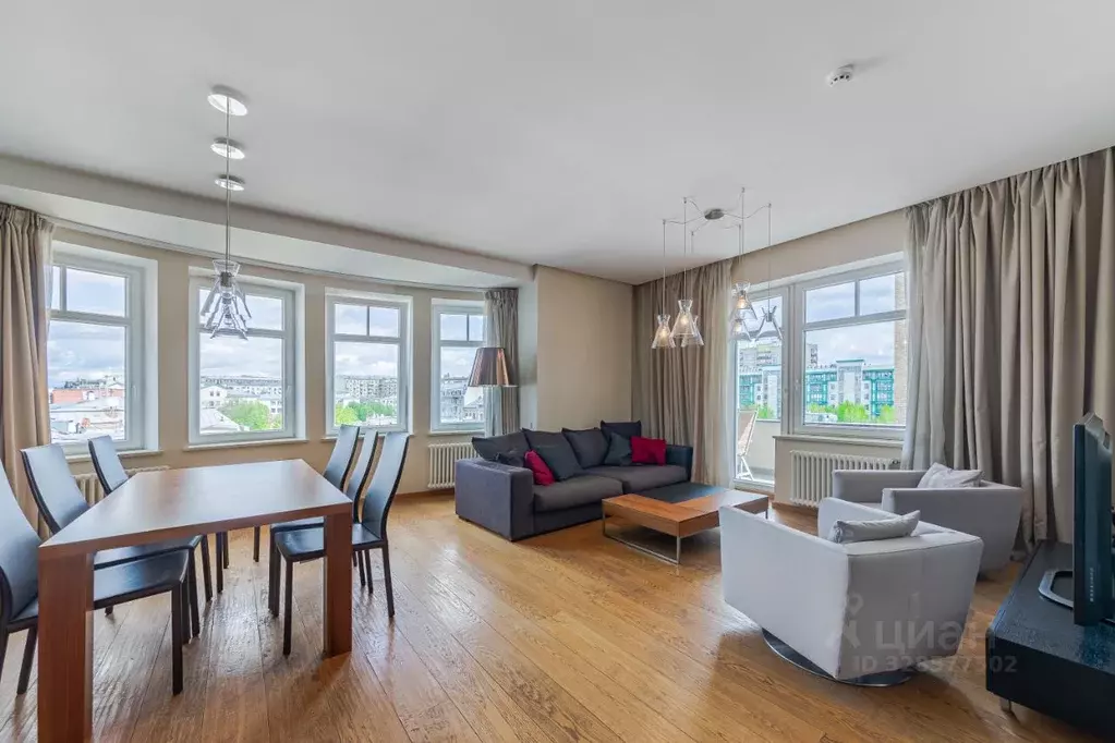 3-к кв. Москва Малый Козихинский пер., 14 (128.3 м) - Фото 1